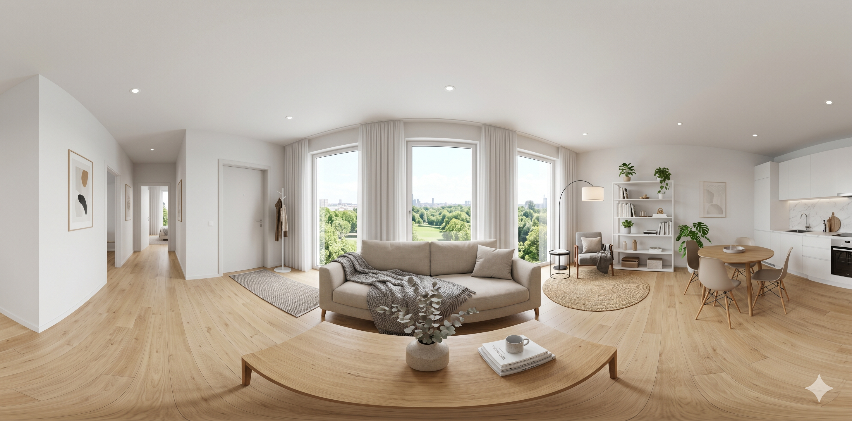 360° 全景 — 客厅 Living-room