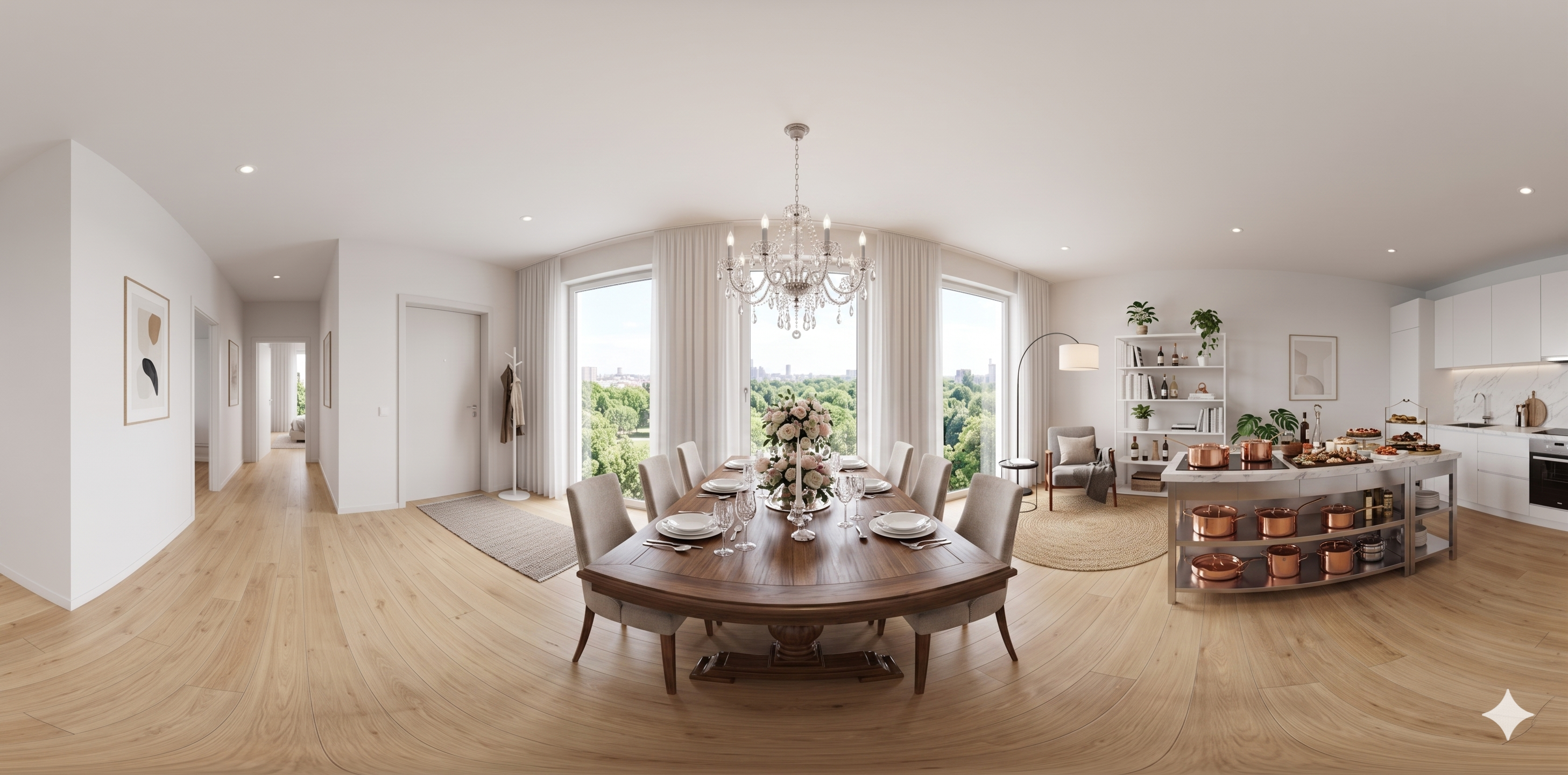 360° 全景 — 餐厅 dining-room