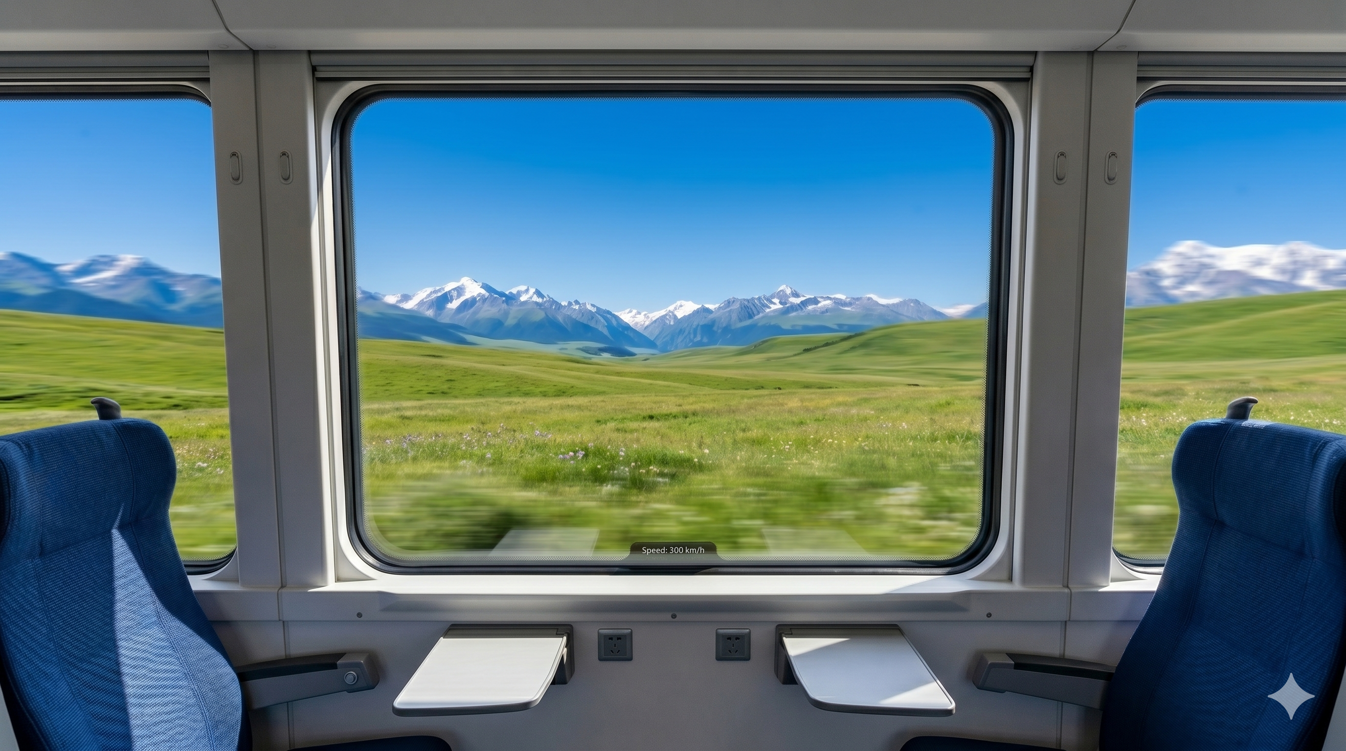 高鐵車窗合成定稿 — 車內座椅與窗外雪山草甸 Train-window-all.png