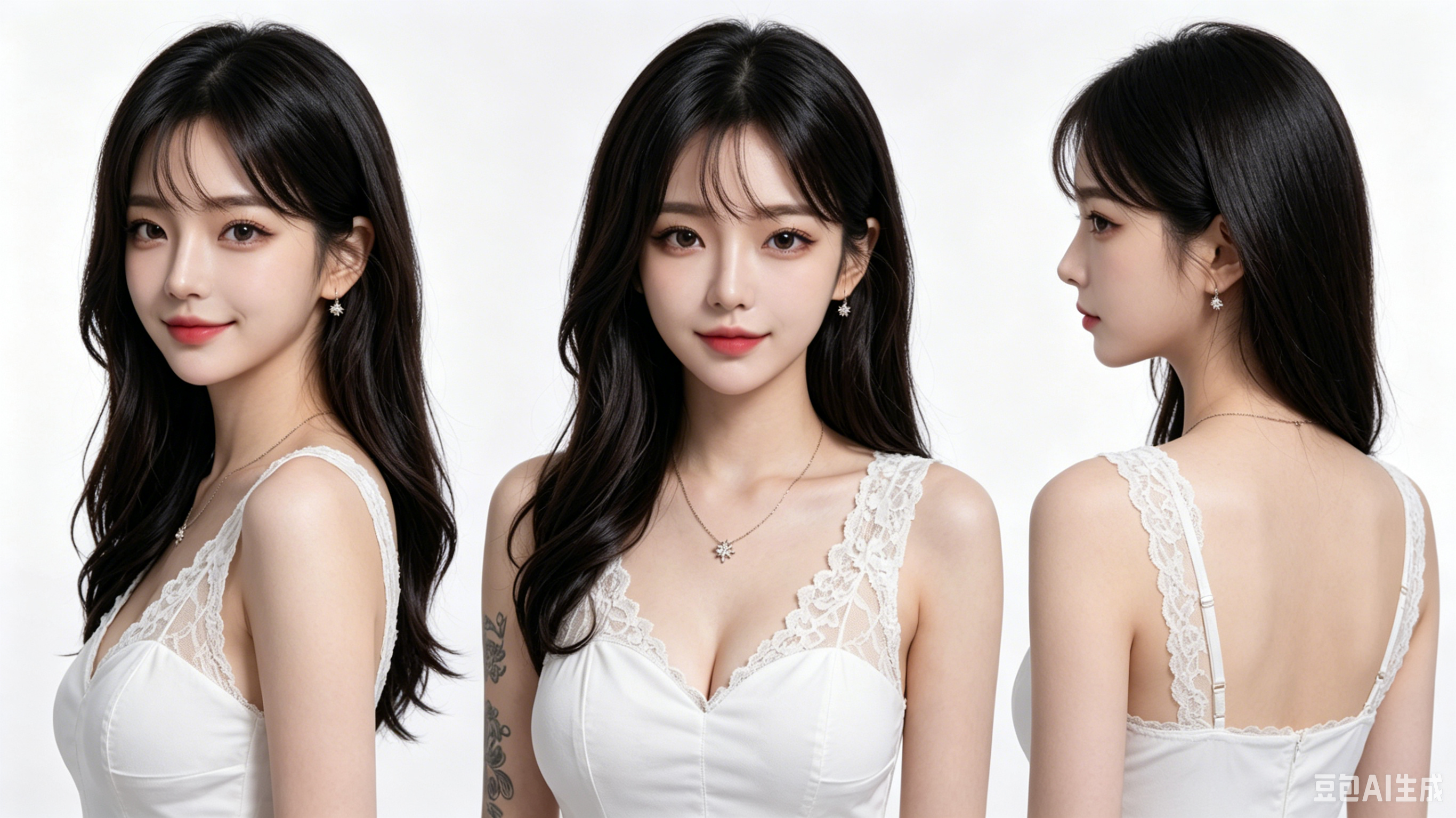 Role card exploration card-1 — front bust with star jewelry